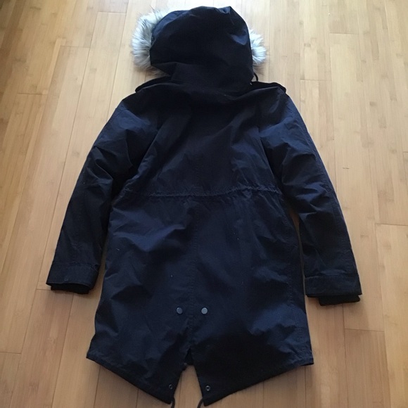 NWOT Community Military Autonomy Fishtail Parka Black - Picture 8 of 14